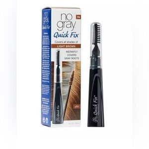 No Gray Quick Fix - 7N Light Brown - Easy Comb-In Coverage - Made in USA!
